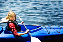 Girl In A Kayak