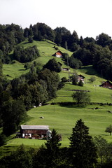 Wall Mural - Bergütten in den Schweizer Alpen