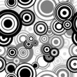 Seamless pattern circles