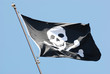 Jolly Roger pirate  black flag