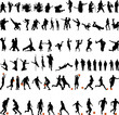 sport and dance silhouette