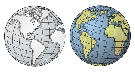 Globe vector