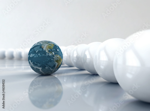 Earth and sphere