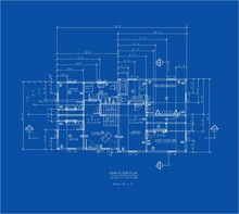Blue Print House Floor Plan