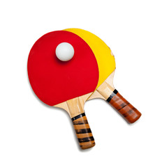 Wall Mural - Ping Pong or Table Tennis equipment