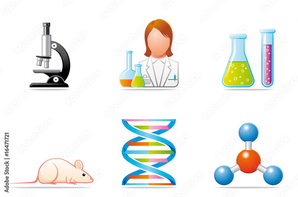 Medical investigation icons