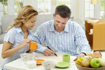 Wall Mural - Breakfast at home