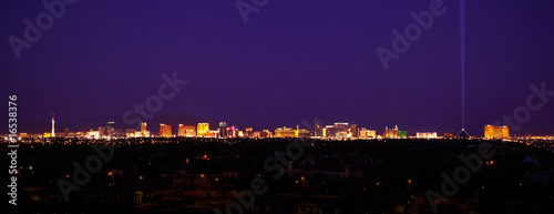 Plakat Las Vegas w nocy