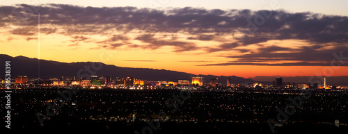 Plakat Las Vegas Skyline