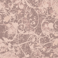 grunge floral vector background