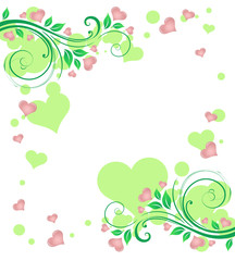 Wall Mural - Valentine background