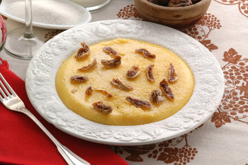 Torta di polenta e fichi - Dolci del Trentino Alto Adige