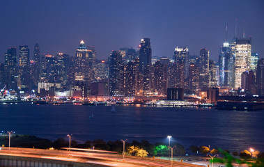 Panorama of New York city