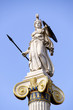 The Greek ancient goddess Athena in front of the Academy of Athens, Greece