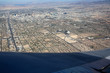 Panorama Las Vegas with airplane