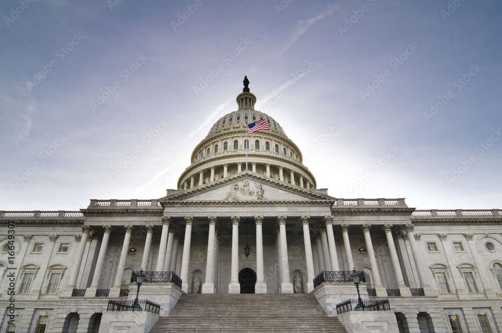 United States Capitol Building - obrazy, fototapety, plakaty 
