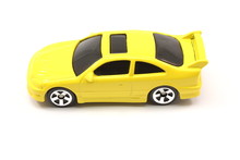 Yellow Toy Car Coupe
