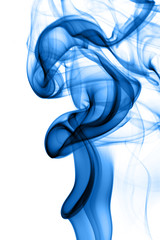 Wall Mural - blue tobacco smoke