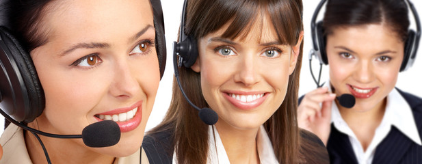 Canvas Print - Call Center Operators