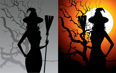 Wall Mural - Two witch