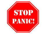 Fototapeta  - Stop panic!