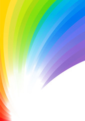 Aufkleber - Vector rainbow background