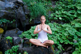 Fototapeta  - Yoga in the nature