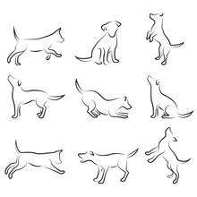 Dog Drawing Set