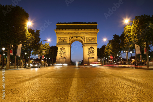 Foto-Fahne - Arc de Triomphe, Paris (von Brian Jackson)