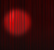 © jas - Deep Red Curtain With Small Spot Left