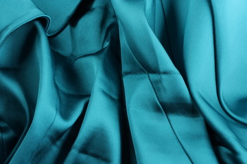 blue silk