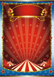 blue and red circus background