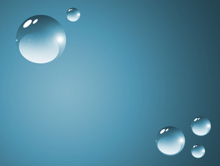 Sticker - Bubbles background