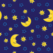 © Natsa - seamless night pattern