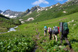 © Maygutyak - Hiker in Caucasus mountains