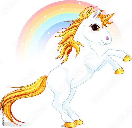 Tapeta ścienna na wymiar Unicorn