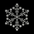 rhinestone snowflake