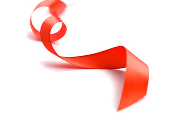 red satin ribbon