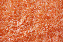 Fluffy Orange Carpet