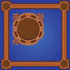 Wall Mural - Ornament in old Russian and Byzantian style