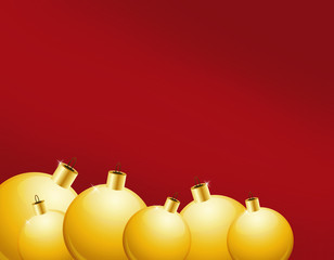 Poster - christmas balls