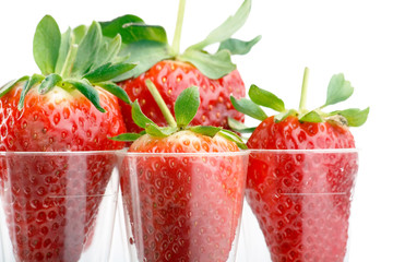 Fresh and tasty strawberries.