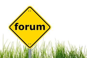 Wall Mural - internet forum concept
