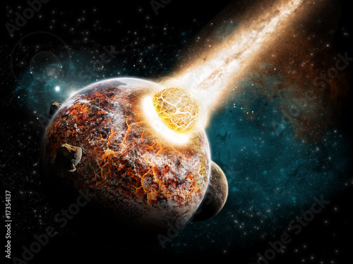 Fotografía Apocalypse - End of the time - Earth explosion