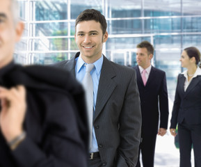 Canvas Print - Young businessman