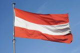 Fototapeta Boho - fahne österreich nationalflagge