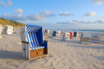 Strandkörbe auf Sylt