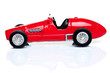 Red toy racing car