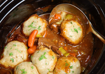 Wall Mural - Beef Stew with Dumplings