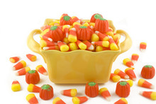 Halloween Candy In A Dish